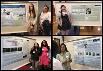 Community Health Education students presenting at a conference